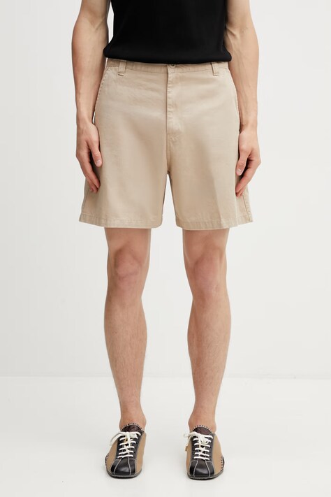 Carhartt WIP Brady Short шорти chino бавовняні чоловічі бежеві regular waist I036503.G106