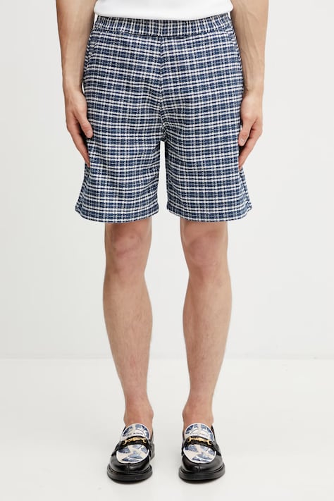 Carhartt WIP Kander Short kratke hlače od pamuka za muškarce plave spušteni struk I036196.3JQXX