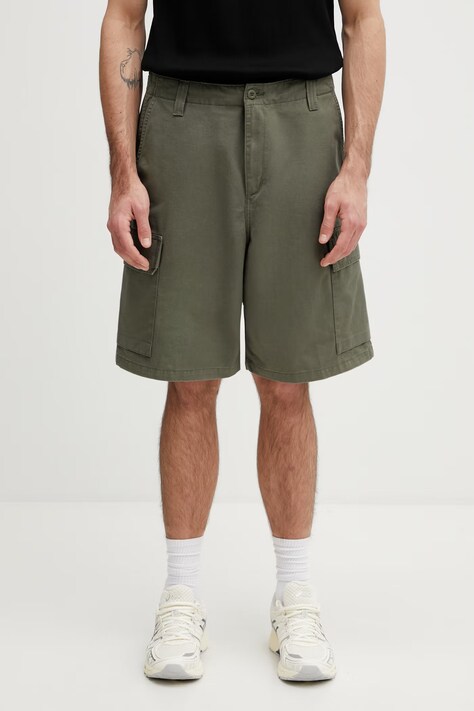 Carhartt WIP Kade Cargo Short шорты карго из хлопка для мужчин зелёные I036505.1106