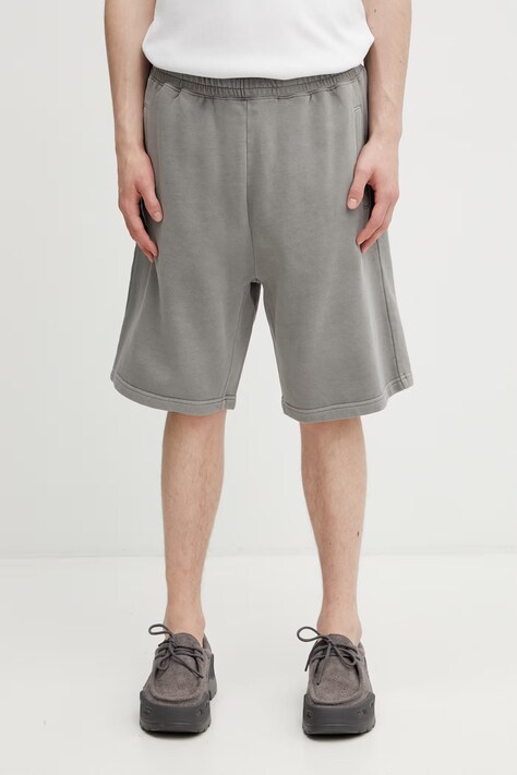 Carhartt WIP Nelson Sweat Short cotton Men's gray regular waist I030130.2LRGD