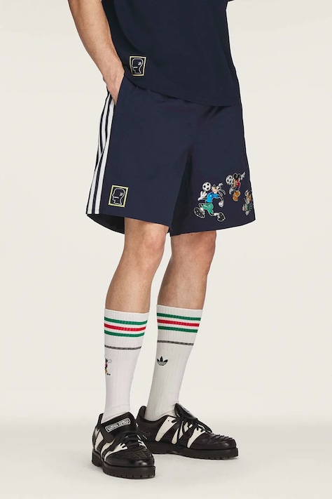 adidas Originals Braindead x Disney σορτς Ανδρικά μαύρα κανονική KR5174