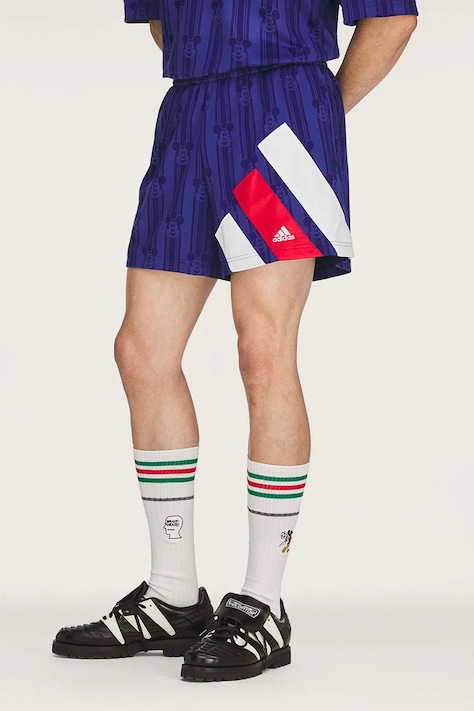 adidas Originals Braindead x Disney σορτς Ανδρικά μπλε κανονική KR5196