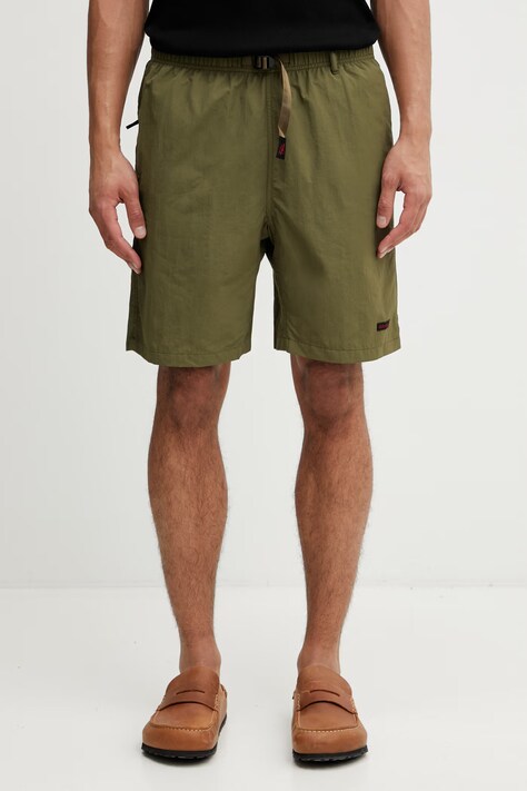 Gramicci NYLON PACKABLE G-SHORT szorty męskie zielone regular waist G6SM.P082