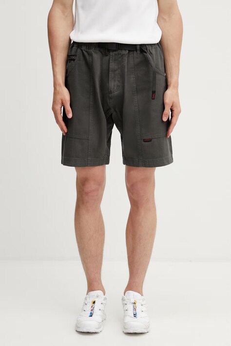 Gramicci Gadget Short szorty bawełniane męskie szare regular waist G104.OGT