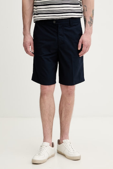 United Colors of Benetton šortky chino pánske bavlnené tmavomodré 4W3LU9014