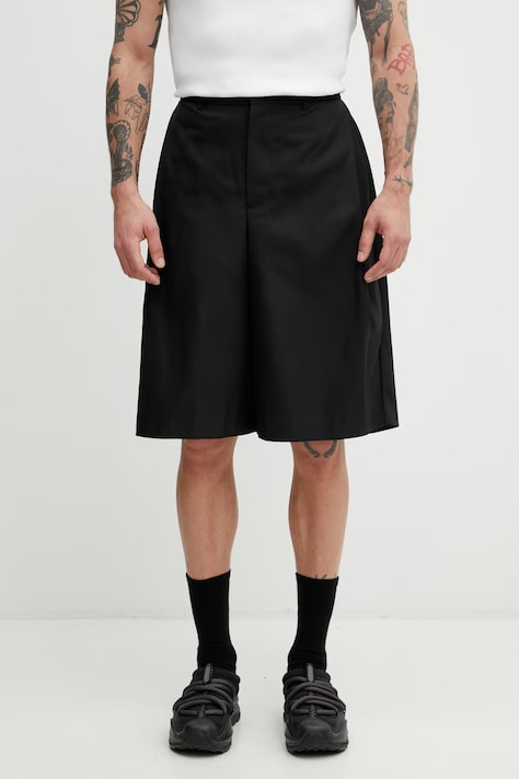 Ader Error szorty męskie czarne high waist BO42FYBT0202BK