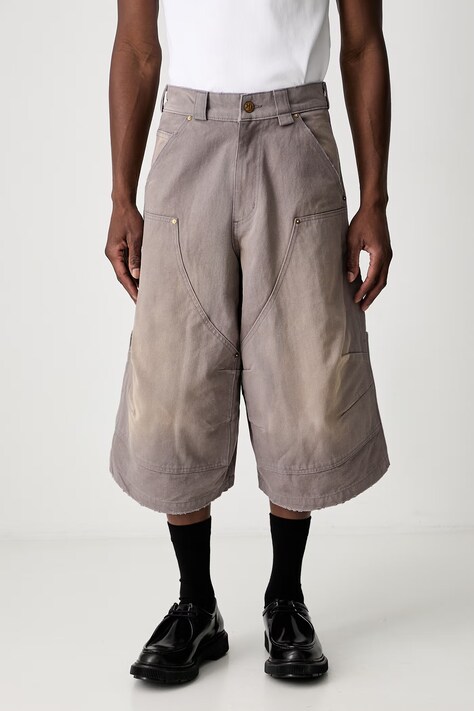 Willy Chavarria STOCKTON shorts cotton Men's gray WCBTM0080
