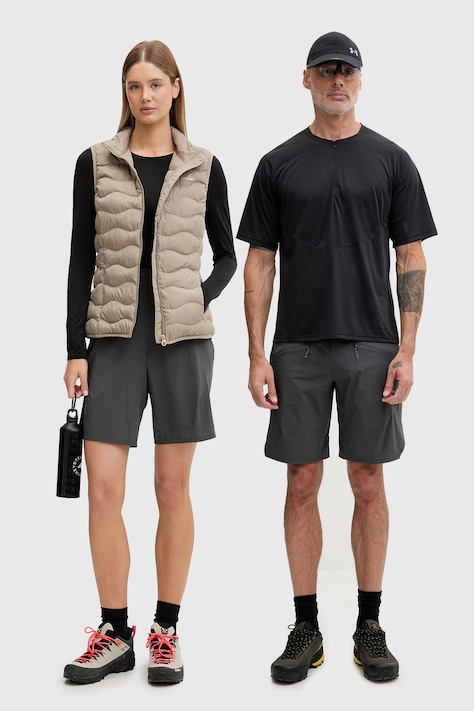 Mammut trekingové šortky Hiking patrol x mammut šedé regular waist 1023.01590