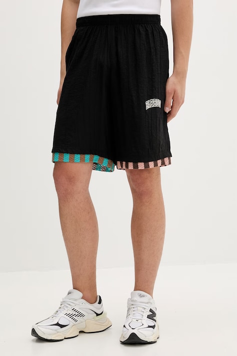 Barrow szorty kolor czarny wzorzyste S6BWUABE048