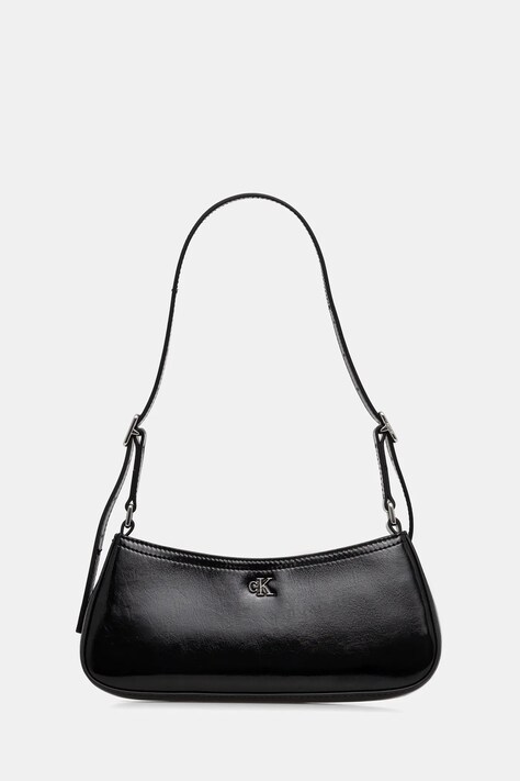 Τσάντα Calvin Klein χρώμα: μαύρο, LV04F3304G