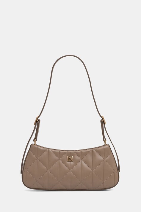 Τσάντα Calvin Klein χρώμα: μπεζ, LV04F3327G