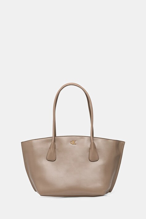 Calvin Klein torebka kolor beżowy LV04F3344G