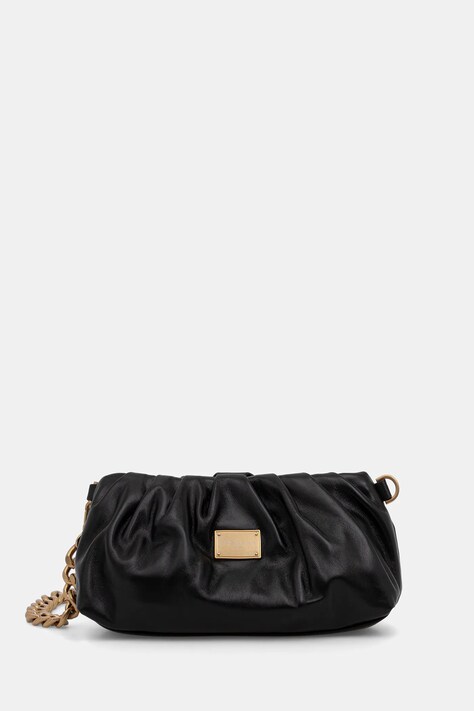 Marciano by Guess torebka skórzana kolor czarny 6RGZ12 7415A