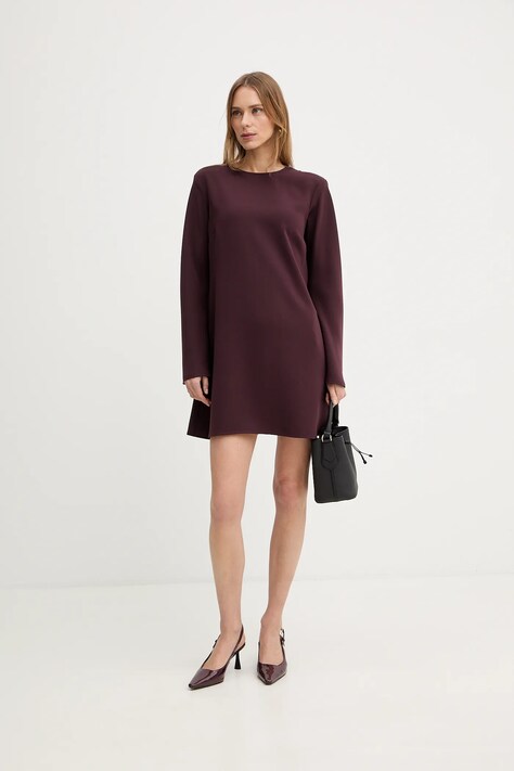 Δερμάτινη τσάντα BOSS Lenah SM Bucket χρώμα: μαύρο, 50557980