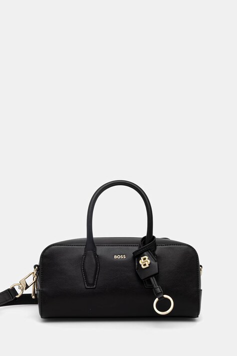 BOSS torebka skórzana NUMAH Bowling kolor czarny 50557995