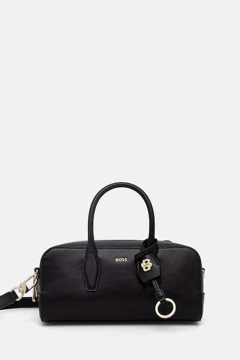BOSS torebka skórzana NUMAH Bowling kolor czarny 50557995