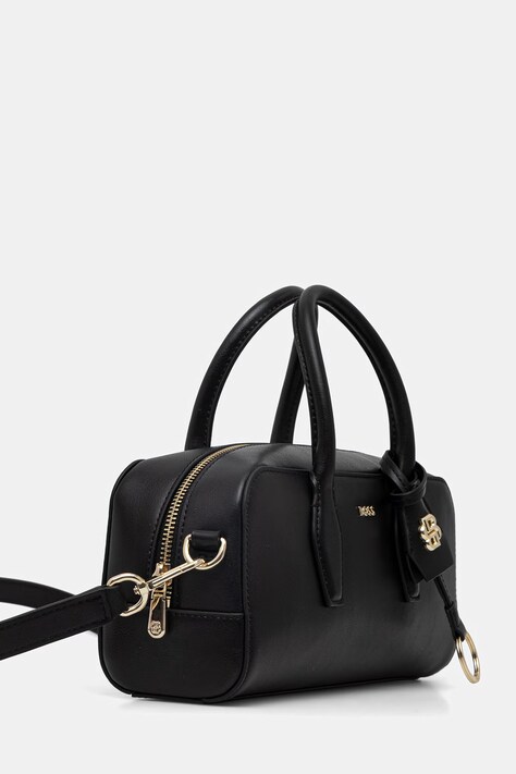 BOSS torebka skórzana NUMAH Bowling kolor czarny 50557995