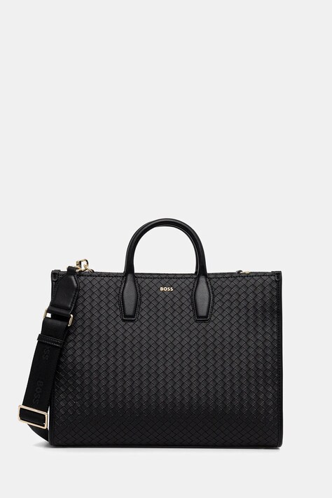 BOSS torebka Sandy Tote SQ kolor czarny 50557997