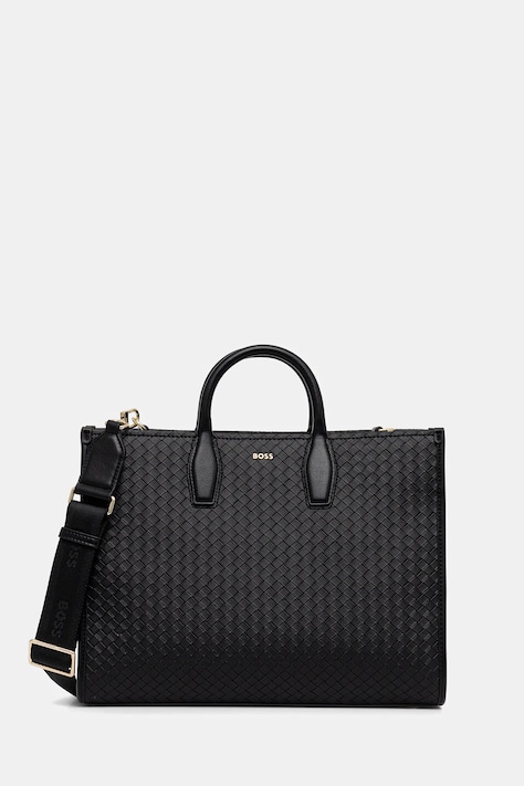 BOSS torebka Sandy Tote SQ kolor czarny 50557997