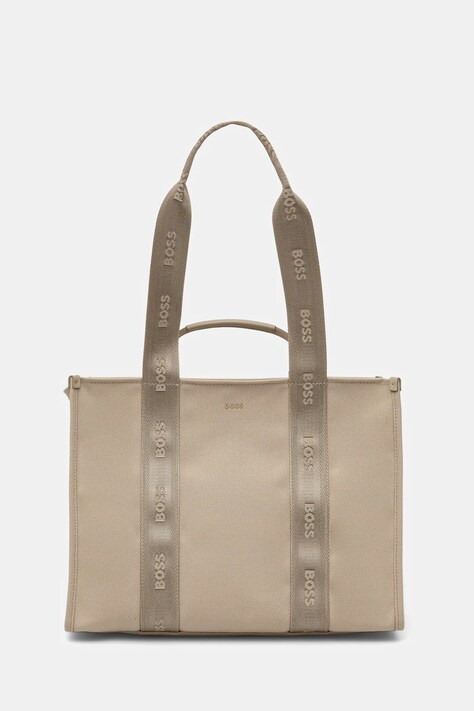 BOSS torebka Sandy Tote C kolor beżowy 50558113
