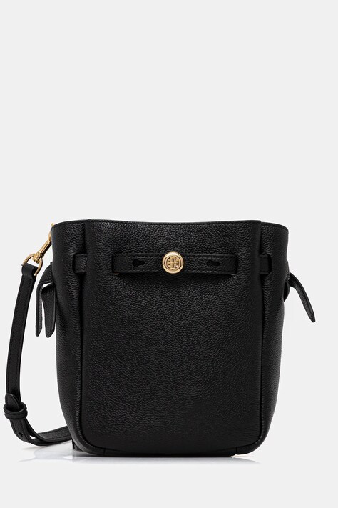 Tory Burch torebka skórzana Roby Small kolor czarny 171002-001