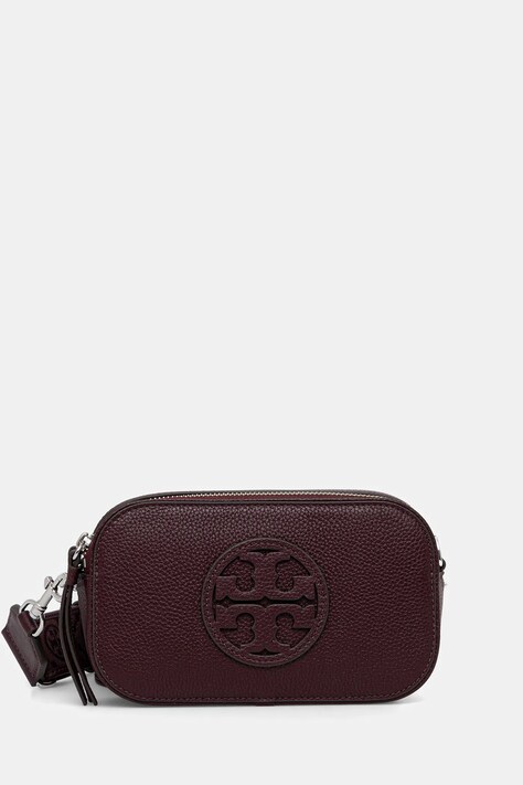 Tory Burch torebka Miller Mini kolor bordowy 171956-500