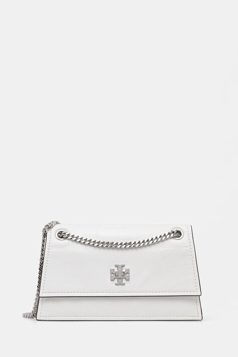 Tory Burch torebka skórzana Kira Turnlock kolor biały 176642-100
