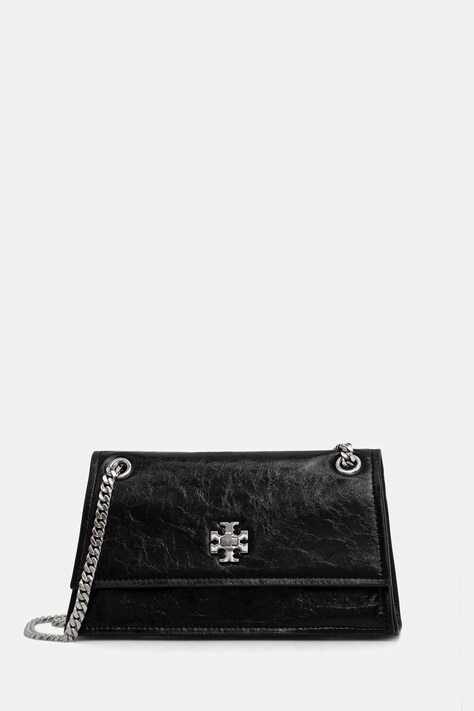 Tory Burch torebka skórzana Kira Turnlock kolor czarny 176642-001