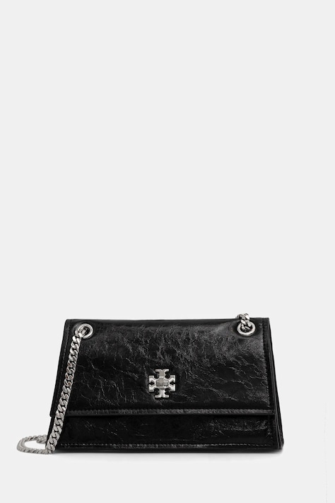 Tory Burch torebka skórzana Kira Turnlock kolor czarny 176642-001