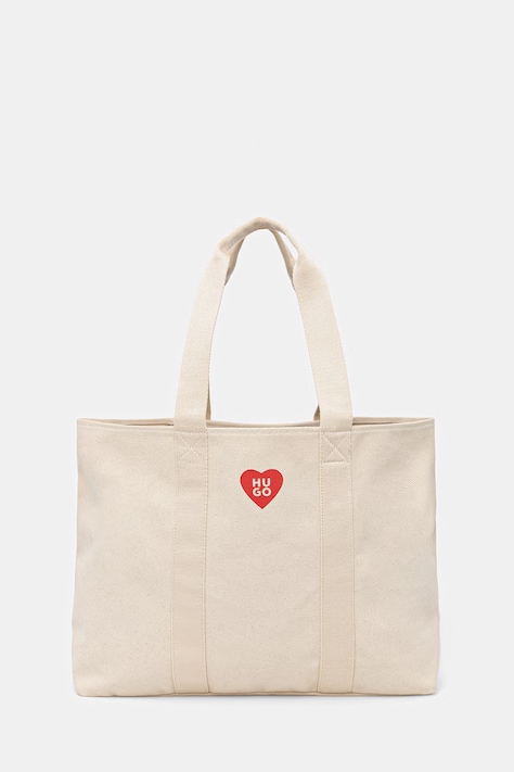 HUGO torebka Becky CH_Tote kolor beżowy 50563021