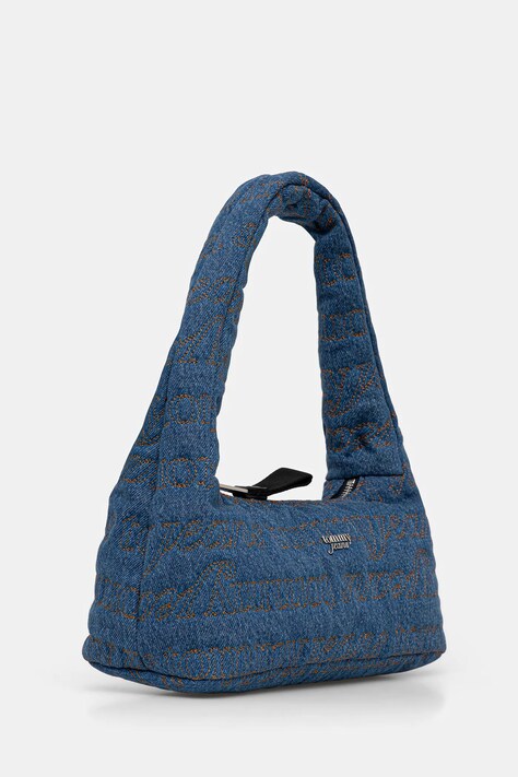 Tommy Jeans torebka jeansowa kolor niebieski AW0AW18266