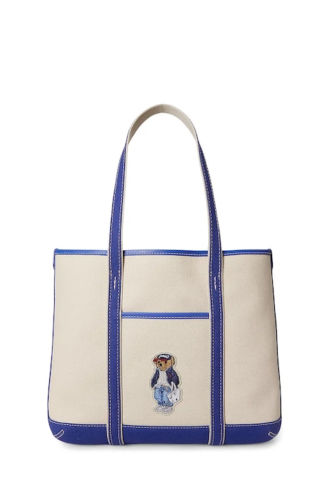 Polo Ralph Lauren torebka kolor beżowy 428P05484