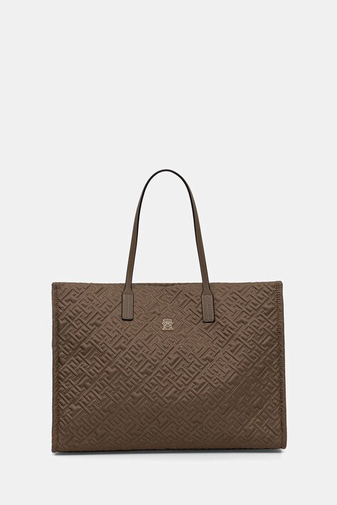 Tommy Hilfiger torebka kolor beżowy AW0AW18163