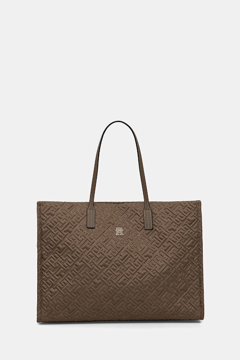 Tommy Hilfiger torebka kolor beżowy AW0AW18163