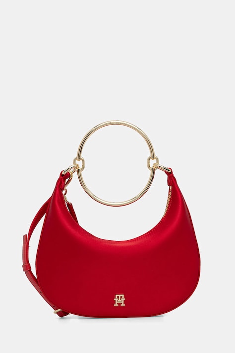 Tommy Hilfiger poșetă culoarea roșu, AW0AW18236