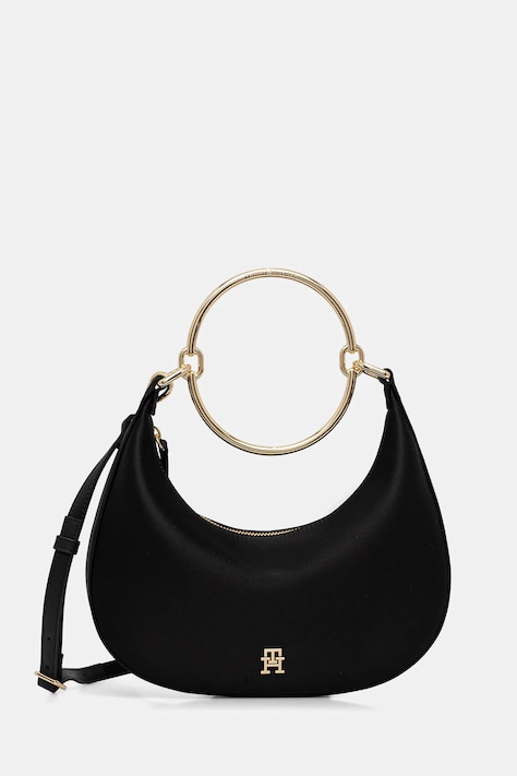 Tommy Hilfiger poșetă culoarea negru, AW0AW18236