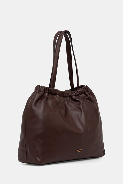 Tommy Hilfiger torebka kolor brązowy AW0AW18308