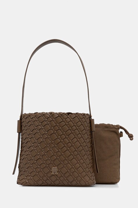 Tommy Hilfiger torebka kolor beżowy AW0AW18160