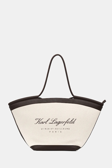 Karl Lagerfeld poșetă K/HOTEL culoarea bej, B1W46069