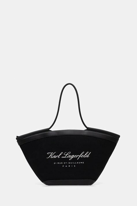 Torbica Karl Lagerfeld K/HOTEL črna barva, B1W46069