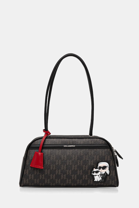 Karl Lagerfeld torebka IKON MONOGRAM kolor brązowy B1W30024