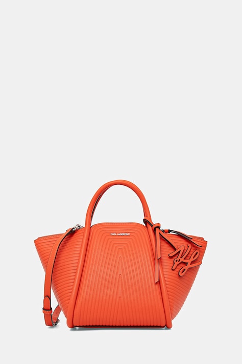 Karl Lagerfeld poșetă K/WELLEN MD culoarea portocaliu, B1W30044