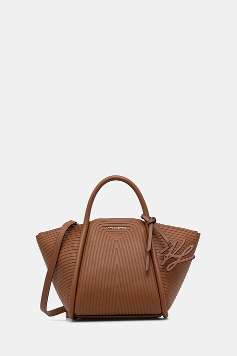 Чанта Karl Lagerfeld K/WELLEN MD в кафяво B1W30044