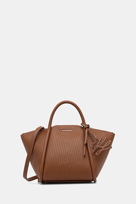 Чанта Karl Lagerfeld K/WELLEN MD в кафяво B1W30044