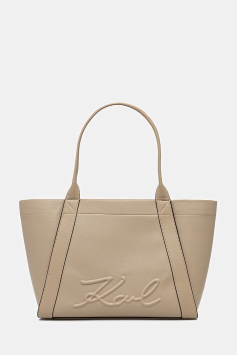 Karl Lagerfeld torebka K/VILLE kolor beżowy B1W30066