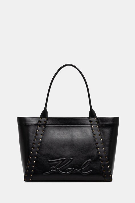 Torbica Karl Lagerfeld K/VILLE črna barva, B1W30261