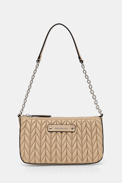 Karl Lagerfeld torebka K/WEAVE kolor beżowy B1W32031