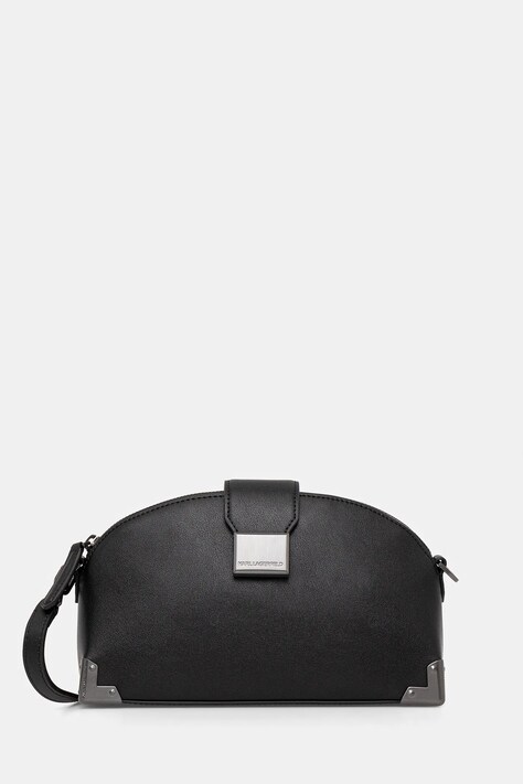 Karl Lagerfeld torebka skórzana K/TRUNK kolor czarny B1W30124