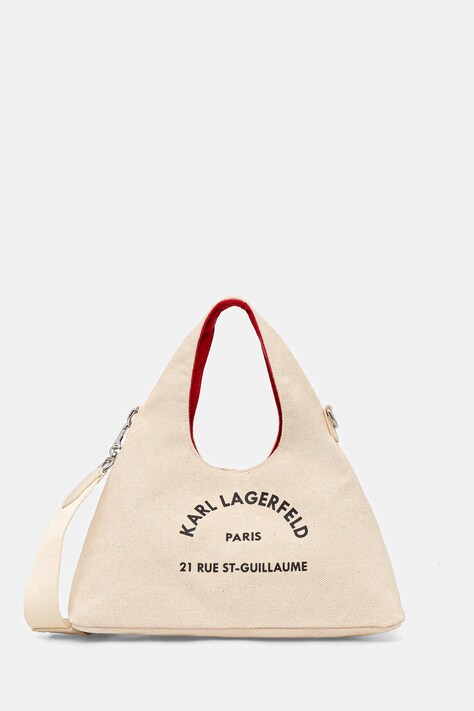 Karl Lagerfeld torebka K/RSG kolor beżowy B1W50016