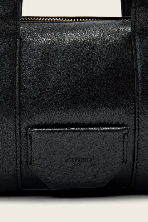 AllSaints torebka skórzana kolor czarny W510XD